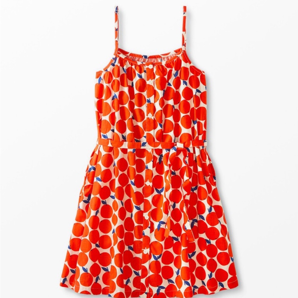 Hanna Andersson- Summer Swing Dress- Tangerine Dreams- Women’s Large